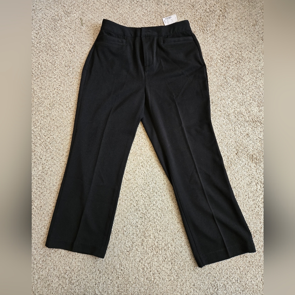 Christopher & Banks Black Straight Leg Pants
